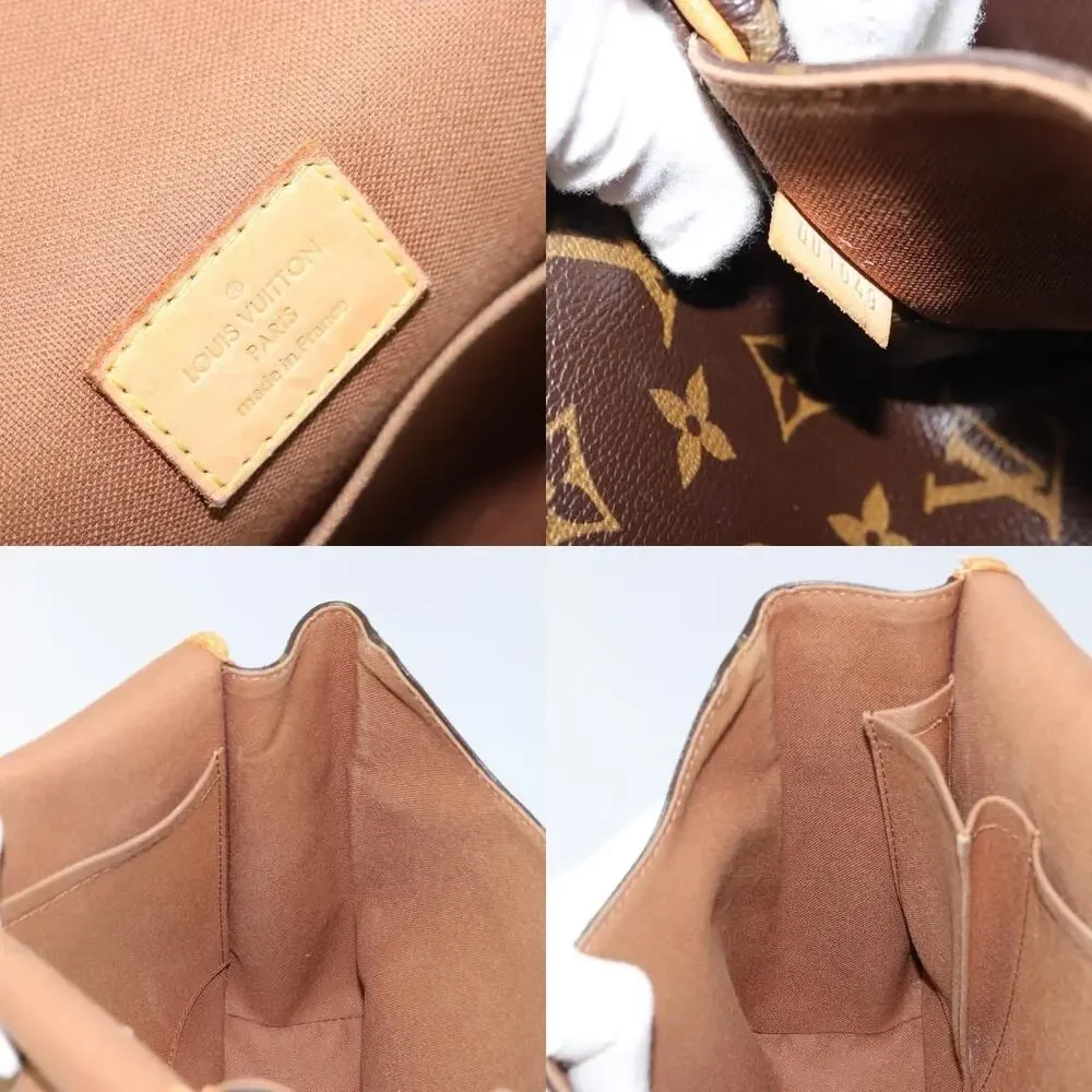 Louis Vuitton Monogram Messenger Bosphore PM Shoulder Bag Brown